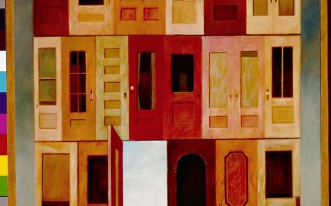 The Wall, Oil on board, 24×20.5 inches, 1968