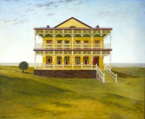 Victoria, Oil on board, 29.5x 35.875 inches, 1990