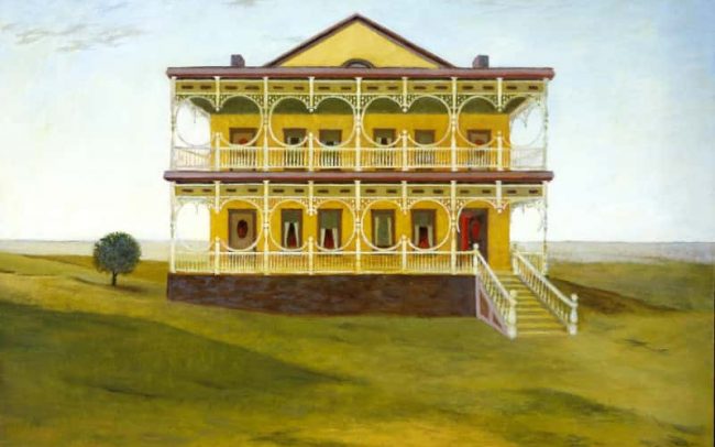 Victoria, Oil on board, 29.5x 35.875 inches, 1990
