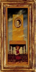 The Chair, also: Hiding Girl, 16.25×5.875 inches, 1964